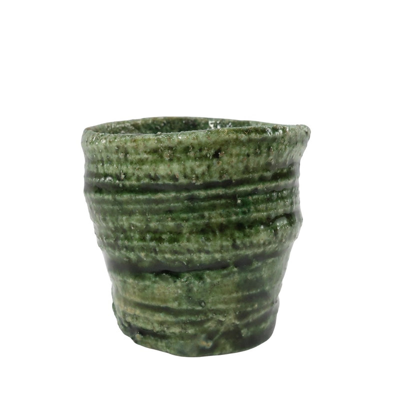 鈴木五郎 織部 ぐい呑 鈴木五郎【鳴海織部ぐい呑み】買取実績｜日晃堂 買取実績