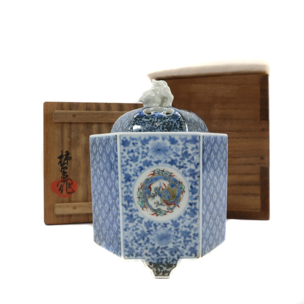 Douze génériques Sakaida Kakiemon teintes et rota en brocadage peinture de peinture encens en vigueur