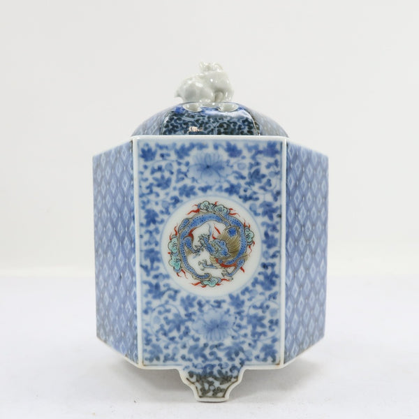 Douze génériques Sakaida Kakiemon teintes et rota en brocadage peinture de peinture encens en vigueur