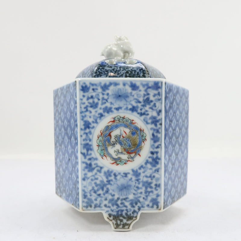 Douze génériques Sakaida Kakiemon teintes et rota en brocadage peinture de peinture encens en vigueur