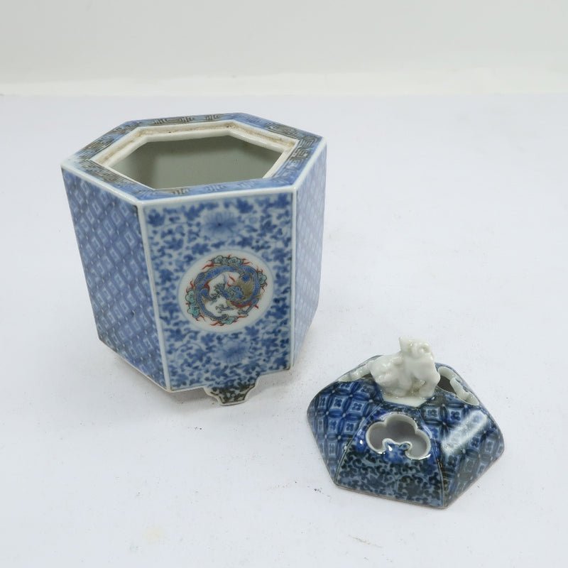 Douze génériques Sakaida Kakiemon teintes et rota en brocadage peinture de peinture encens en vigueur