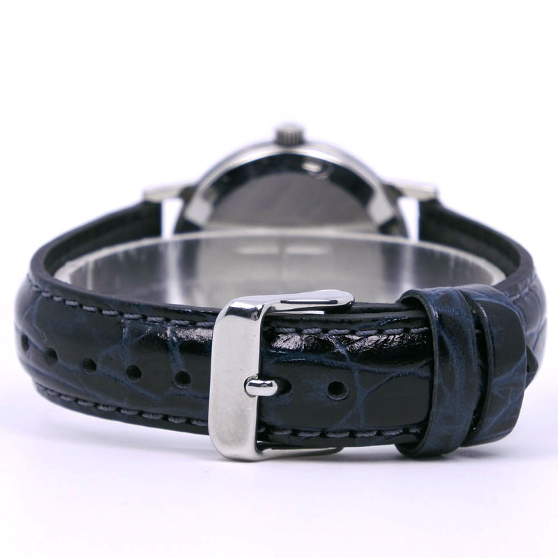 【OMEGA】オメガ
 ジュネーブ 腕時計
 cal.1012 ステンレススチール×レザー 黒 自動巻き シルバー文字盤 Geneva メンズ