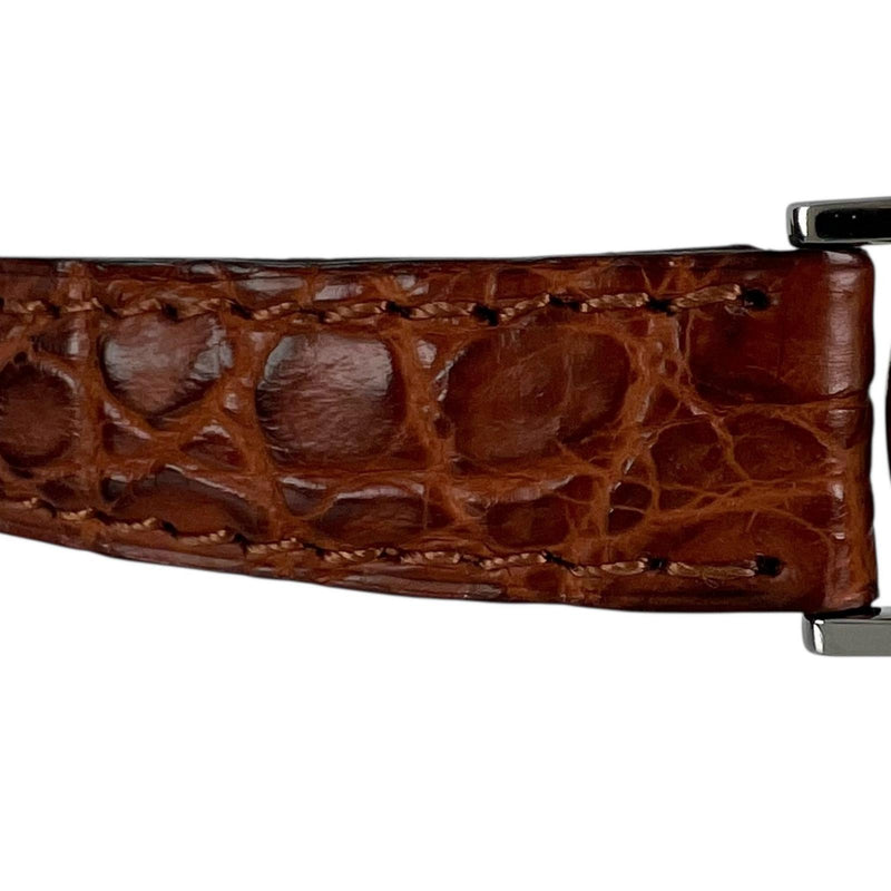 [OMEGA] Omega 
 reloj del diablo 
 Acero inoxidable Cuarzo Pantalla analógica Esfera dorada De Ville Ladies A-Rank