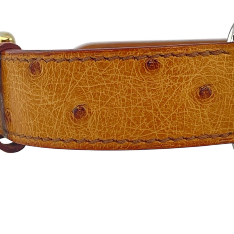 [HERMES] Hermes 
 Arceau reloj de pulsera 
 Acero inoxidable x Cuarzo de avestruz Pantalla analógica Esfera blanca Arceau Unisex Rango A