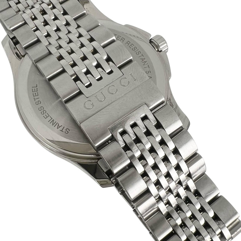 [GUCCI] Gucci 
 G reloj atemporal 
 YA126.4 Pantalla analógica de cuarzo de acero inoxidable Esfera verde G atemporal para hombre