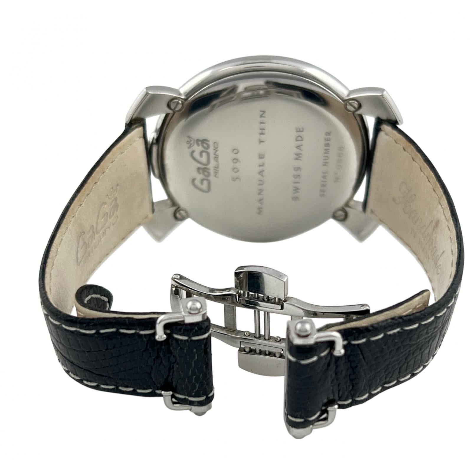Gaga Milano] Gaga Milano Manuale Watch 5090 Quartz – NISHIKINO
