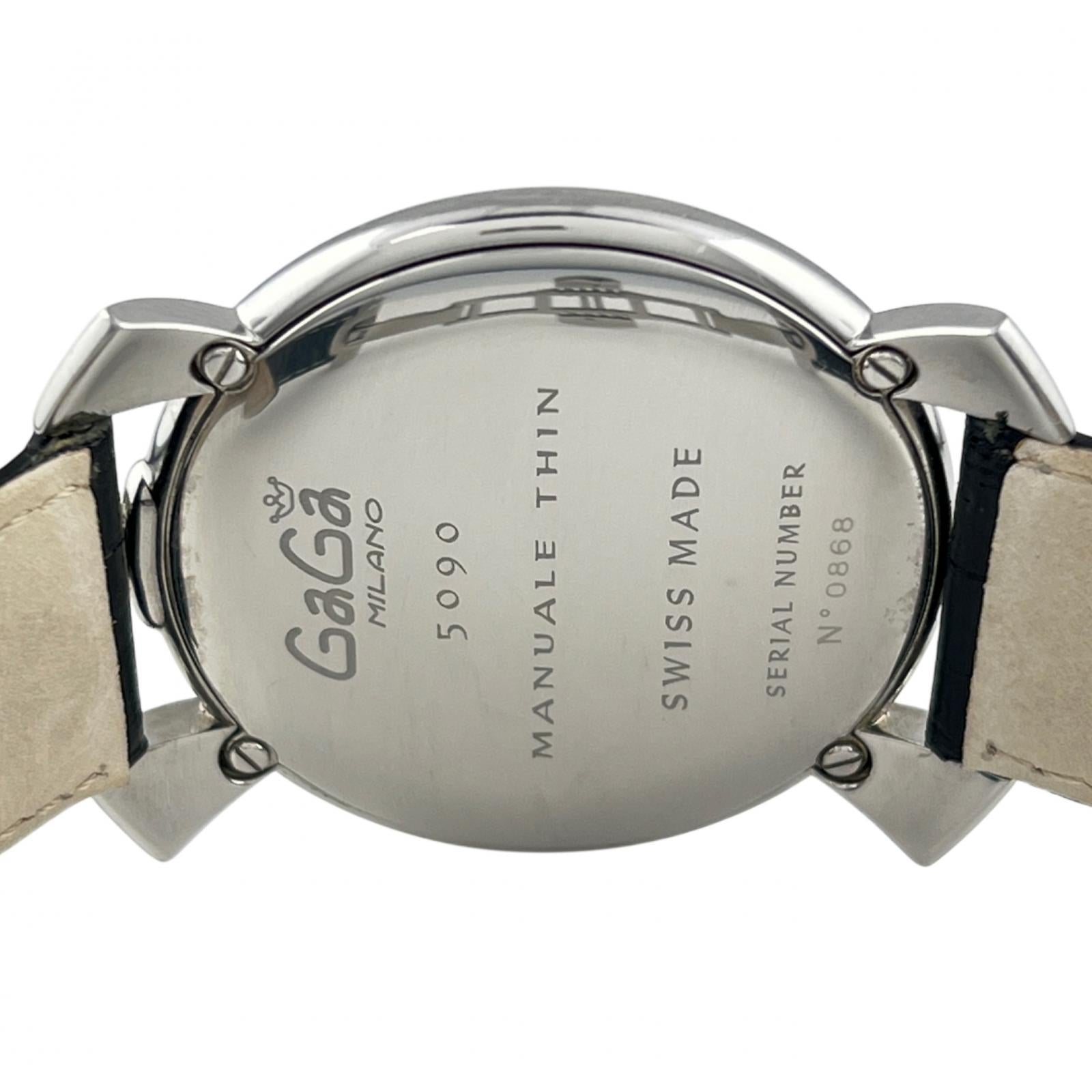 Gaga Milano] Gaga Milano Manuale Watch 5090 Quartz – NISHIKINO