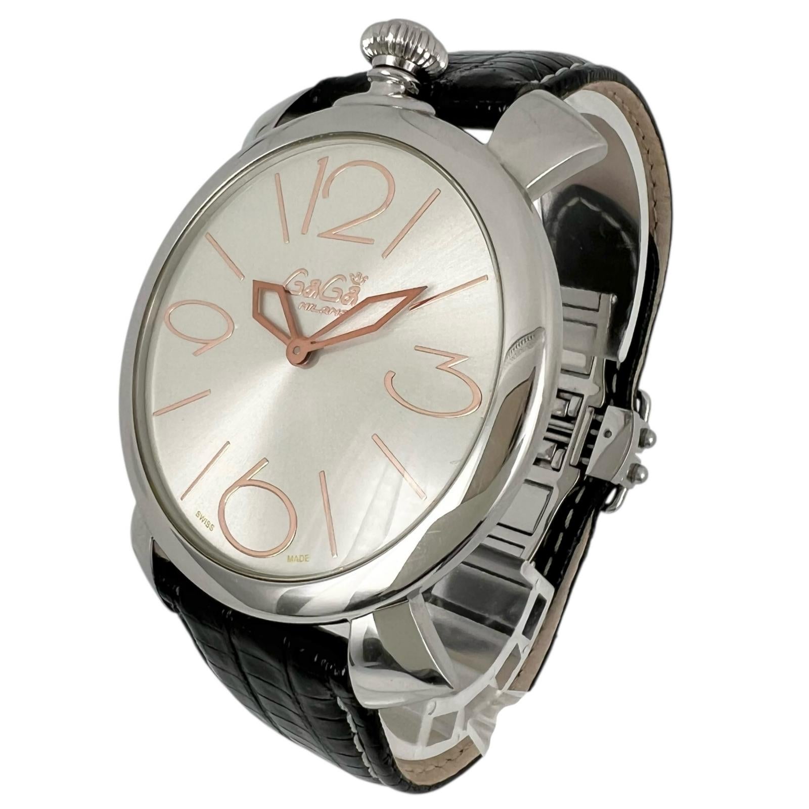 Gaga Milano] Gaga Milano Manuale Watch 5090 Quartz – NISHIKINO