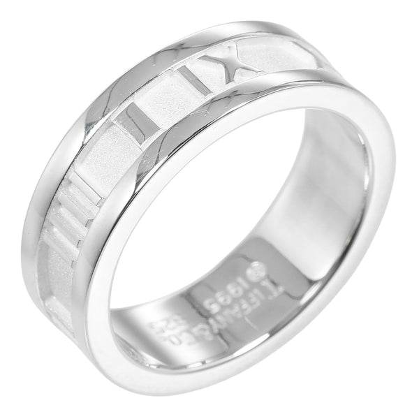 [티파니앤코]TIFFANY&Co.
 아틀라스 No. 12.5 반지 
 실버 925 약. 5.89g 아틀라스 레이디스 A랭크