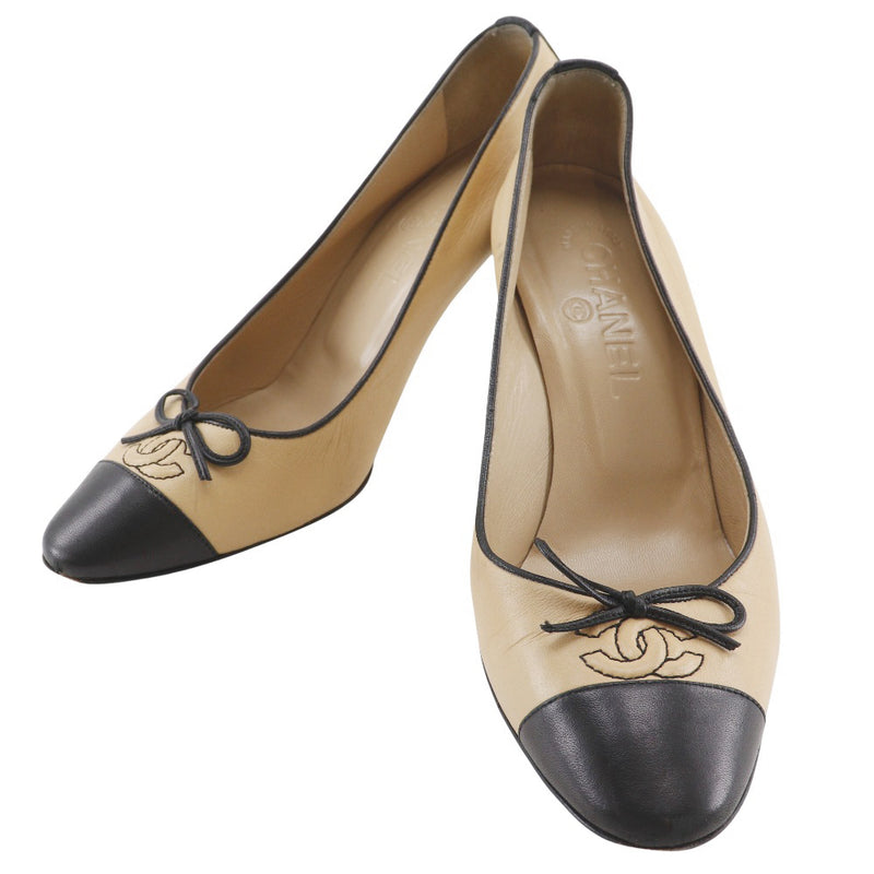 [CHANEL] Chanel COCO Mark ribbon pumps