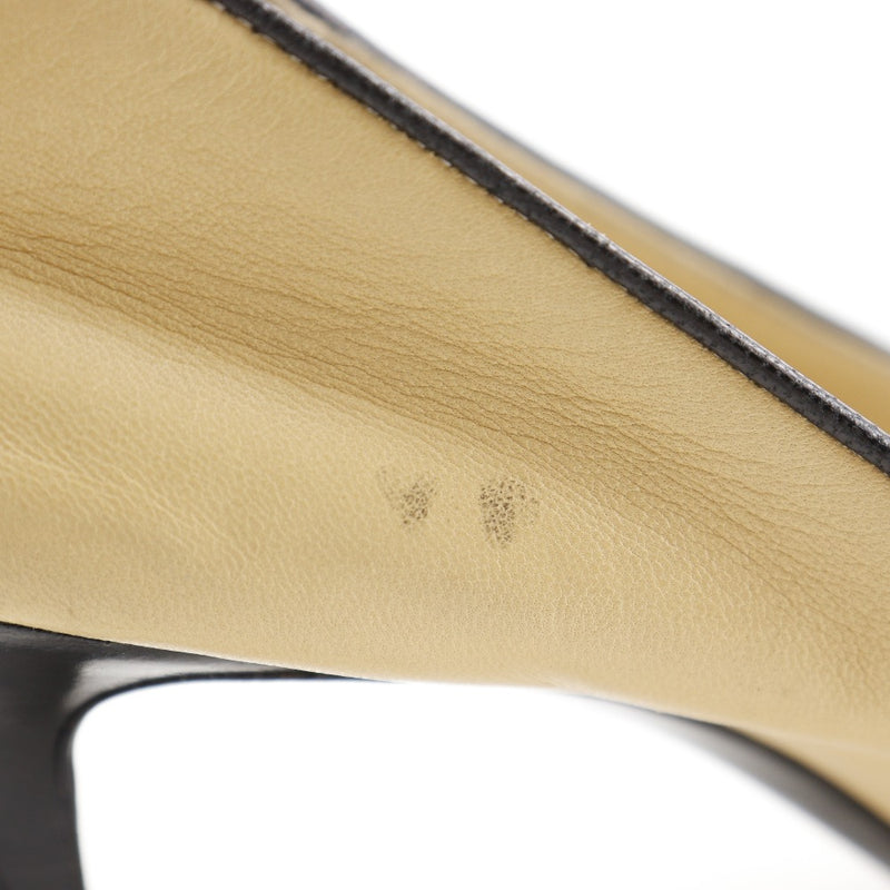 [CHANEL] Chanel COCO Mark ribbon pumps