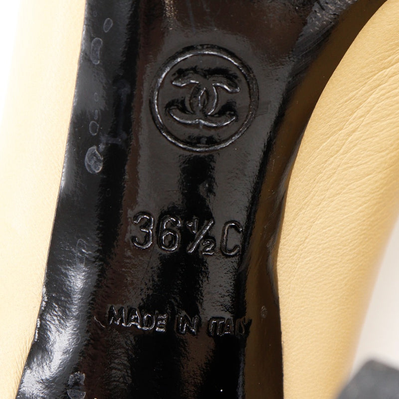 [CHANEL] Chanel COCO Mark ribbon pumps