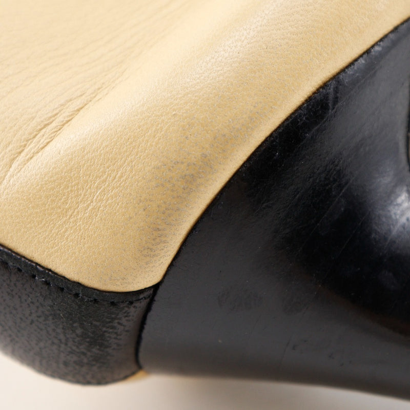 [CHANEL] Chanel COCO Mark ribbon pumps