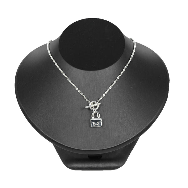 [HERMES] Hermes 
 amuleto collar de constanza 
 Plata 925 aprox. 12,5g Amuleto Constanza Damas Rango A