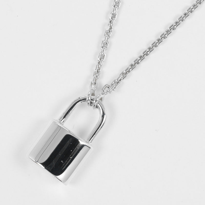 [LOUIS VUITTON]LOUIS VUITTON
 rock it Necklace
 Padlock Motif Silver 925 Approx. 8.28g Lockit Ladies A Rank