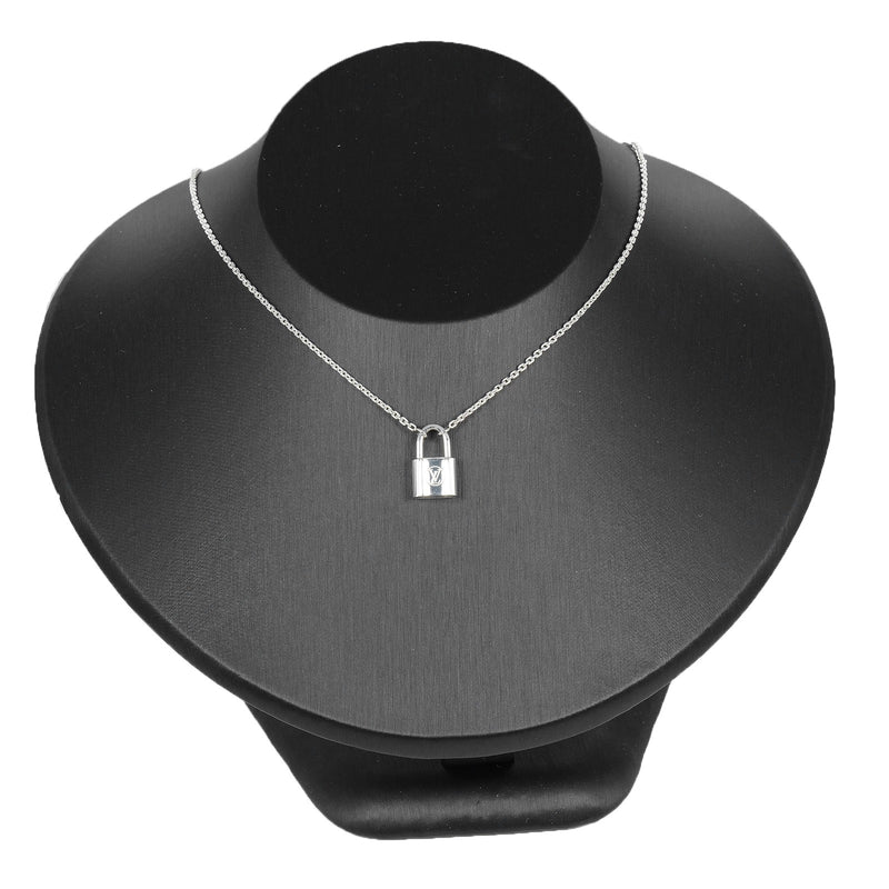 [루이비통]LOUIS VUITTON
 판단티프 목걸이 
 자물쇠 모티브 실버 925 8.3g 판단티프 남녀공용 A랭크