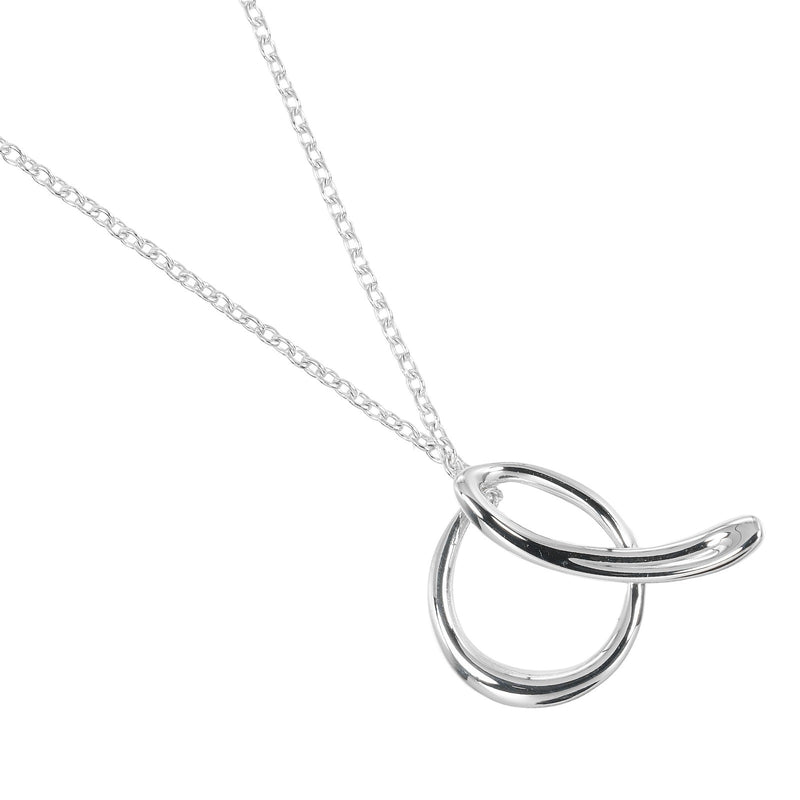 [티파니앤코]TIFFANY&Co.
 편지 알파벳 목걸이 
 실버 925 2g 문자 a 알파벳 a 여성용 A 등급