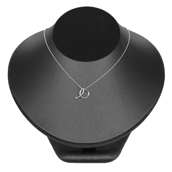 [티파니앤코]TIFFANY&Co.
 편지 알파벳 목걸이 
 실버 925 2g 문자 a 알파벳 a 여성용 A 등급
