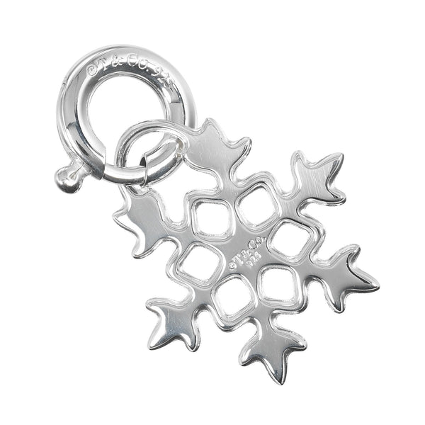 【TIFFANY&Co.】ティファニー
 スノーフレーク ペンダントトップ
 ヴィンテージ 希少 シルバー925 約3g Snowflake レディースAランク