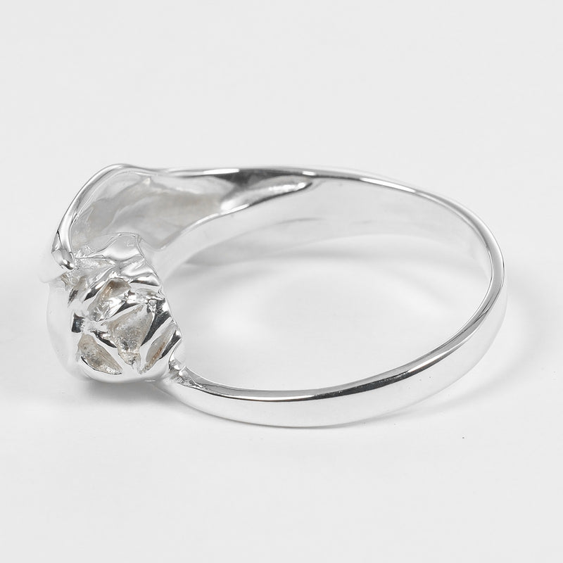 [티파니앤코]TIFFANY&Co.
 튤립 12호 반지 
 빈티지 희귀 실버 925 3g 튤립 레이디스 A랭크