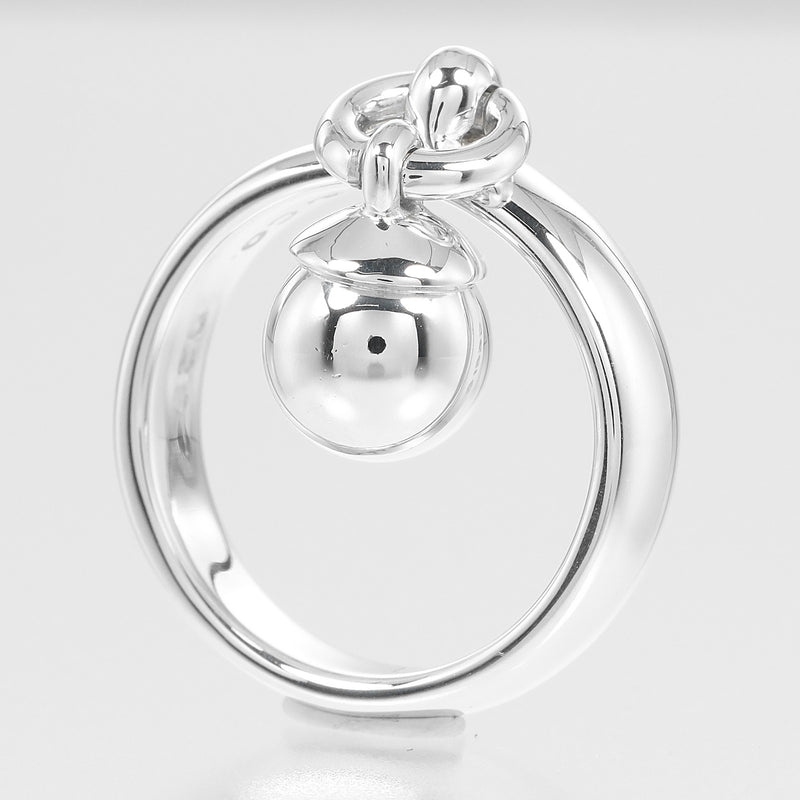 [티파니앤코]TIFFANY&Co.
 볼 댕글 11호 반지 
 빈티지 실버 925 6.1g 볼 댕글 여성용 A랭크