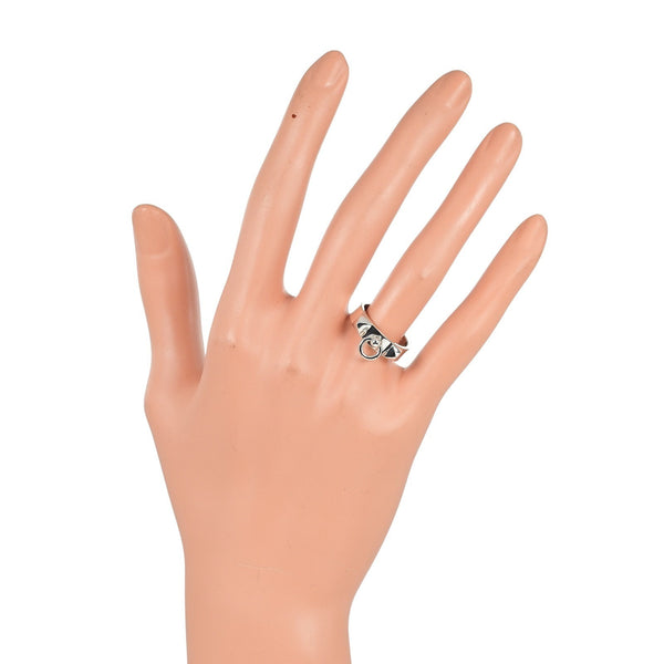 [HERMES] Hermes 
 Anillo Coryedosiano nº 11 
 Plata 925 aprox. 4,6 g Cory Edssian Damas rango A