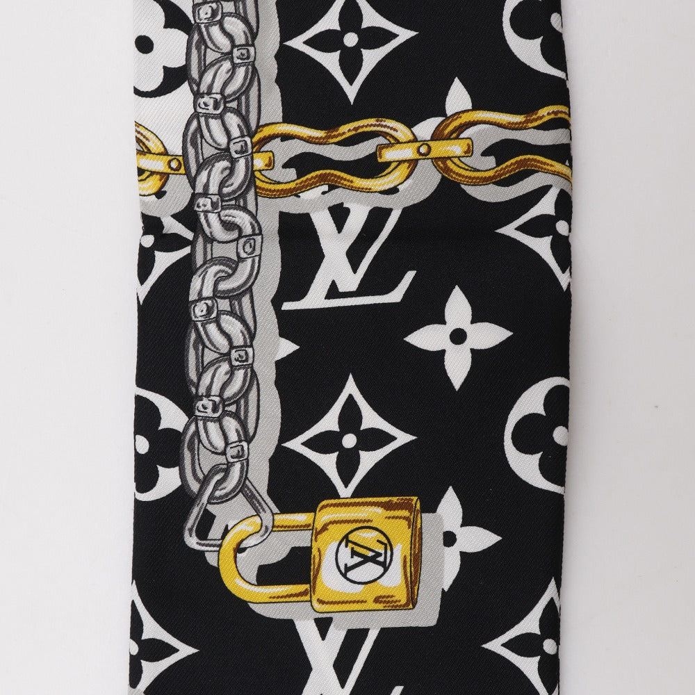LOUIS VUITTON バンドー モノグラム ロゴ スカーフ ルイヴィトンバンドーモノグラム コンフィデンシャル ブラック
