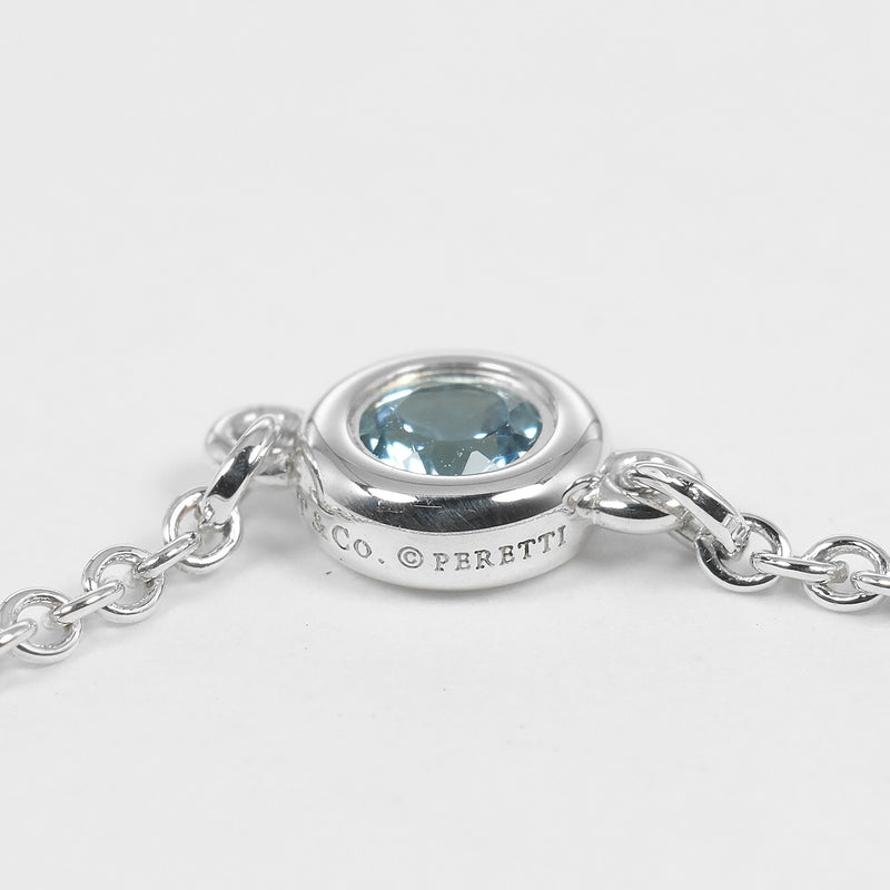 [티파니앤코]TIFFANY&Co.
 바이저 야드 No. 17 링 
 실버 925×아쿠아마린 블루 0.4g 바이더야드 남자 A랭크