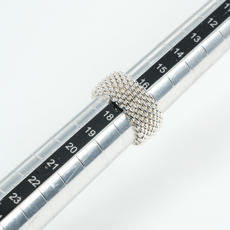 [티파니앤코]TIFFANY&Co.
 서머셋 No. 17 반지 
 실버 925 약. 9g 서머셋 유니섹스 A랭크