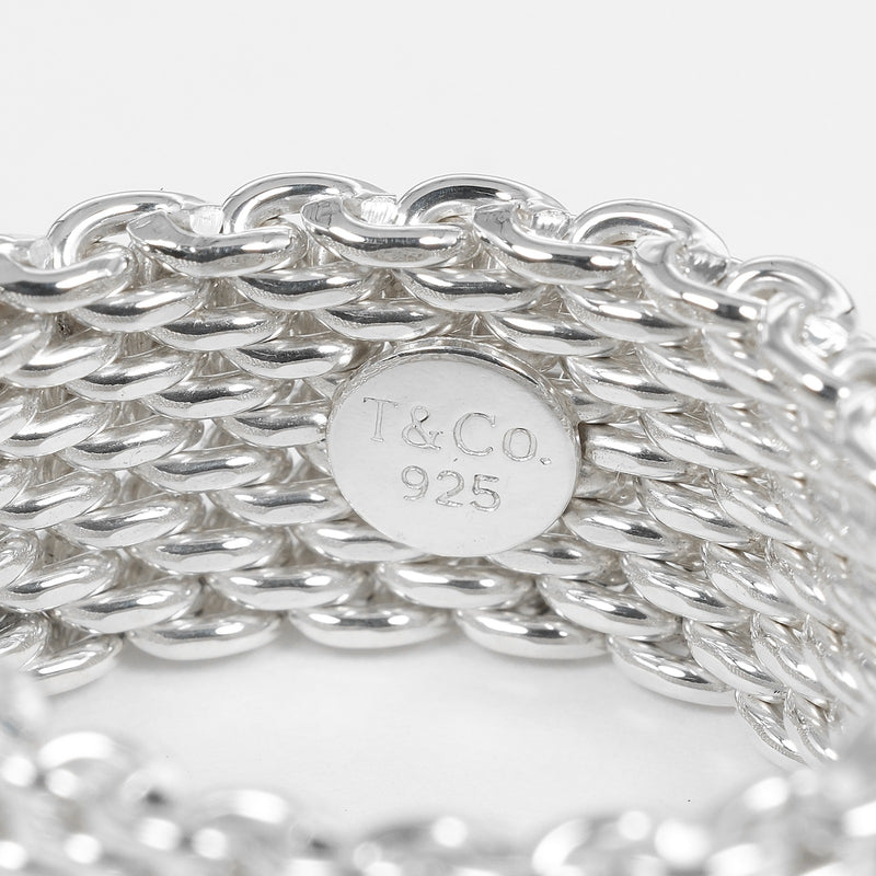 [티파니앤코]TIFFANY&Co.
 서머셋 No. 17 반지 
 실버 925 약. 9g 서머셋 유니섹스 A랭크