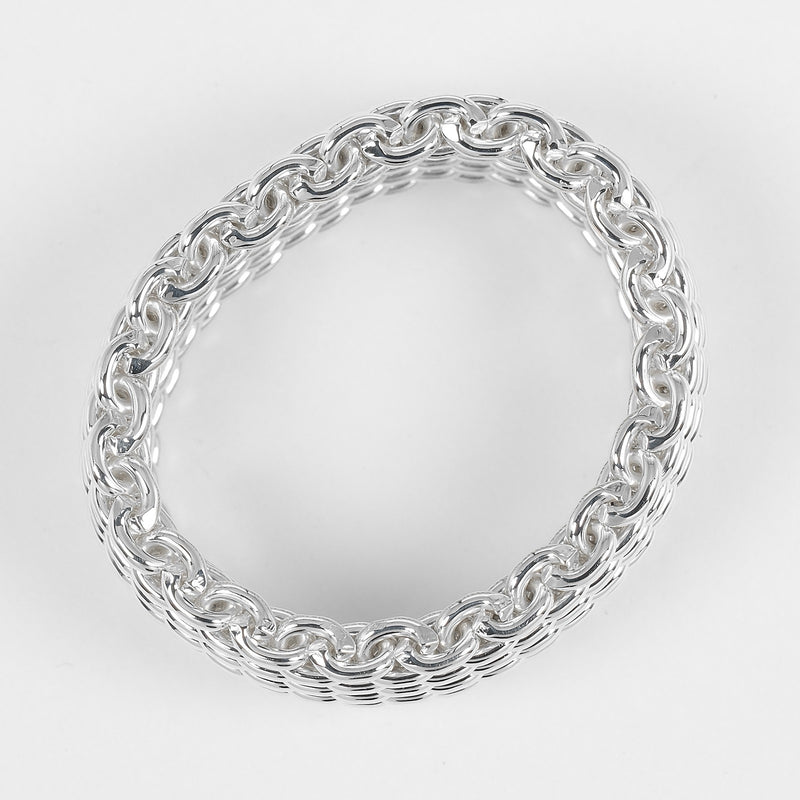 [티파니앤코]TIFFANY&Co.
 서머셋 No. 17 반지 
 실버 925 약. 9g 서머셋 유니섹스 A랭크