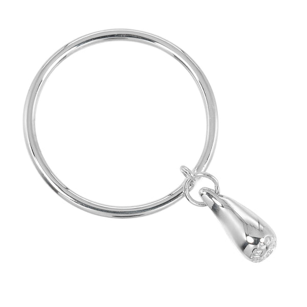 [티파니앤코]TIFFANY&Co.
 티어드롭 9호 반지 
 실버 925 약. 1.25g 티어드롭 여성용 A랭크
