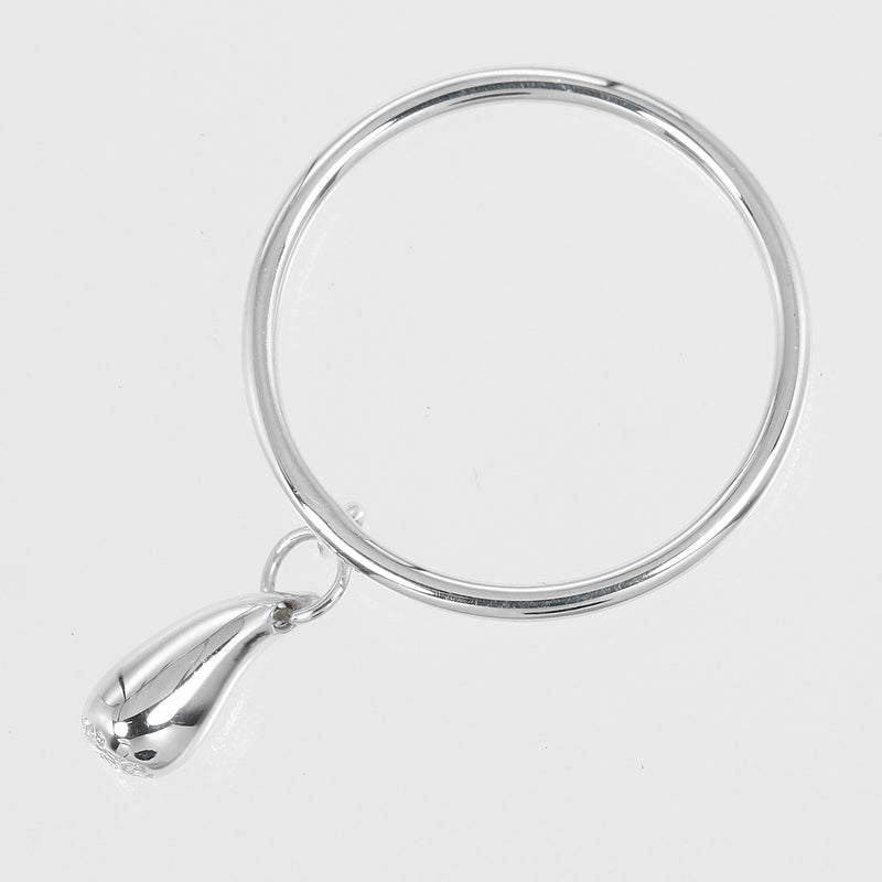 [티파니앤코]TIFFANY&Co.
 티어드롭 9호 반지 
 실버 925 약. 1.25g 티어드롭 여성용 A랭크