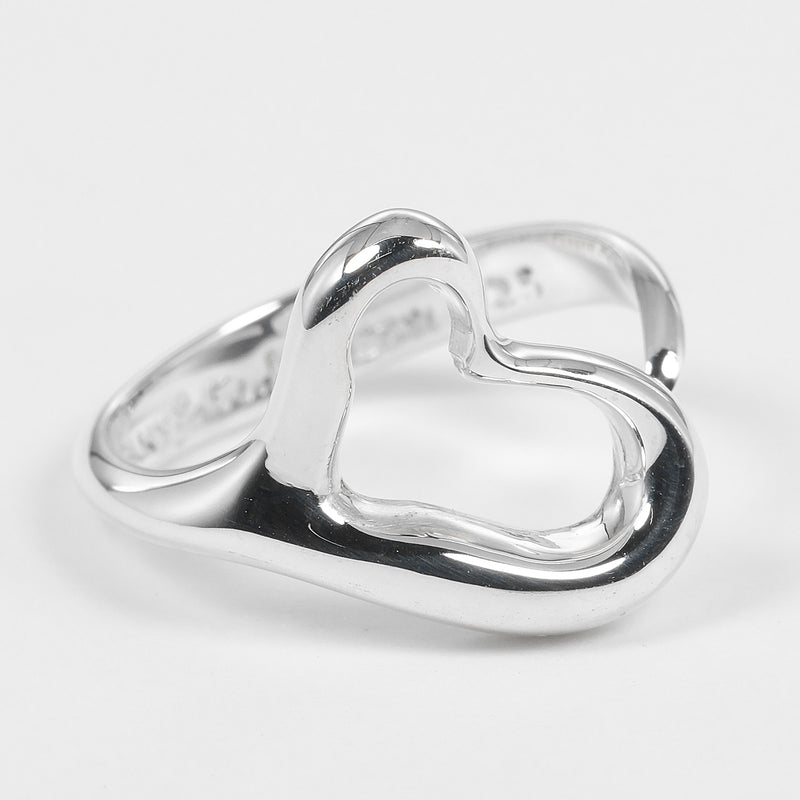 [티파니앤코]TIFFANY&Co.
 오픈하트 9호 반지 
 실버 925 약. 3.5g 오픈하트 레이디스 A랭크