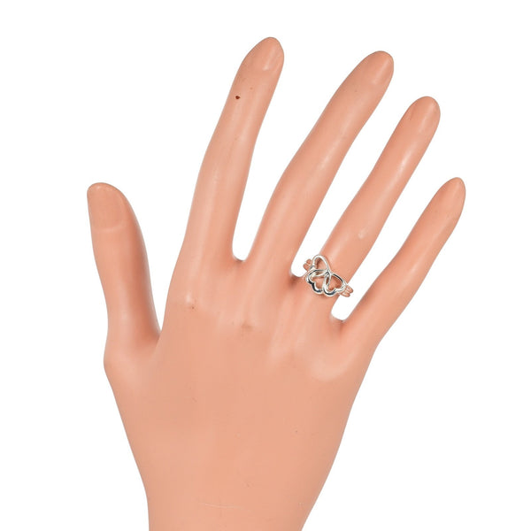 [티파니앤코]TIFFANY&Co.
 트리플 하트 7호 반지 
 실버 925 약. 3.55g 트리플 하트 여성용 A랭크