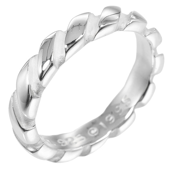 【TIFFANY&Co.】ティファニー
 ツイスト ヴィンテージ 10号 リング・指輪
 シルバー925 約3.1g Twist vintage レディースAランク