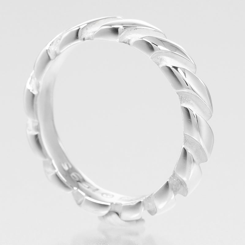 【TIFFANY&Co.】ティファニー
 ツイスト ヴィンテージ 10号 リング・指輪
 シルバー925 約3.1g Twist vintage レディースAランク
