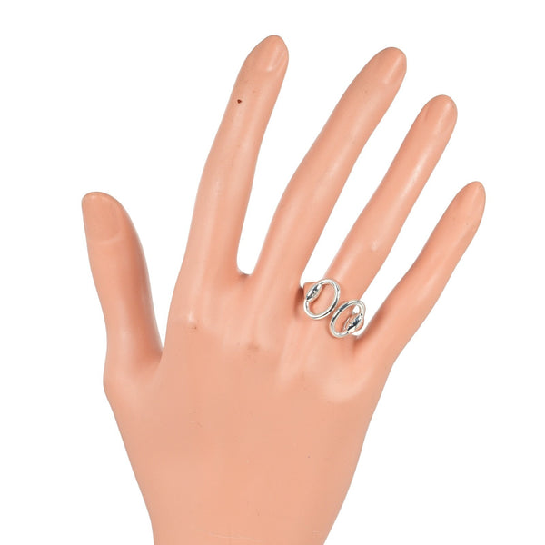 [HERMES] Hermes 
 Anillo Nausicaa nº 9.5 
 Plata 925 aprox. 5,4 g Nausicaa Damas rango A