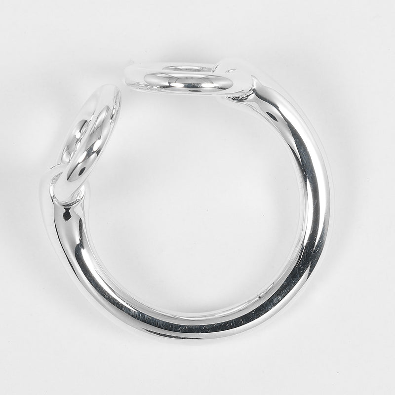 [HERMÈS] Hermès 
 Bague Nausicaa n°9.5 
 Argent 925 env. 5,4 g Nausicaa Dames Rang A