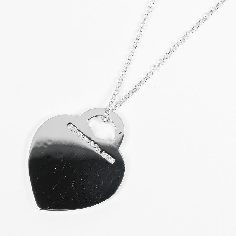 [TIFFANY y compañía]TIFFANY&Co. regresar aTIFFANY&Co. collar con etiqueta de corazón y flecha en forma de corazón