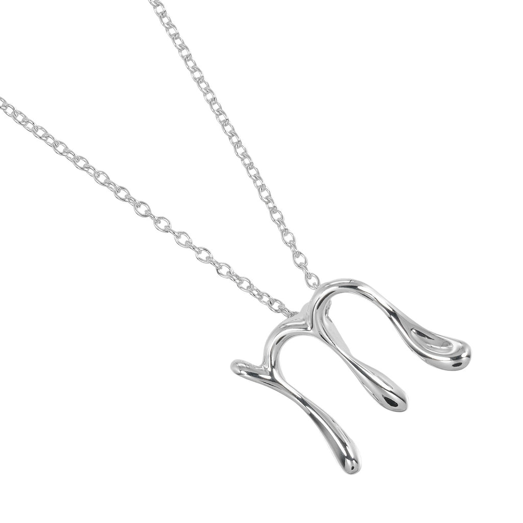 TIFFANY&Co.】ティファニー レターm イニシャルm ネックレス