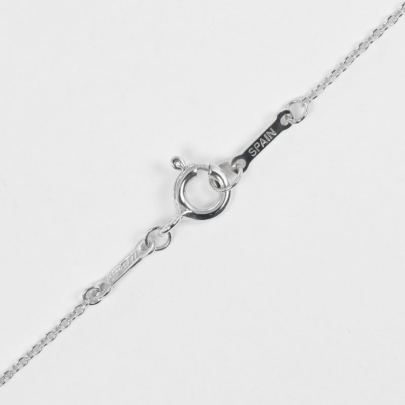 【極美品】TIFFANY ネックレス イニシャル M シルバー ラウンド 925 TIFFANY&Co.】ティファニー レターm イニシャルm ネックレス