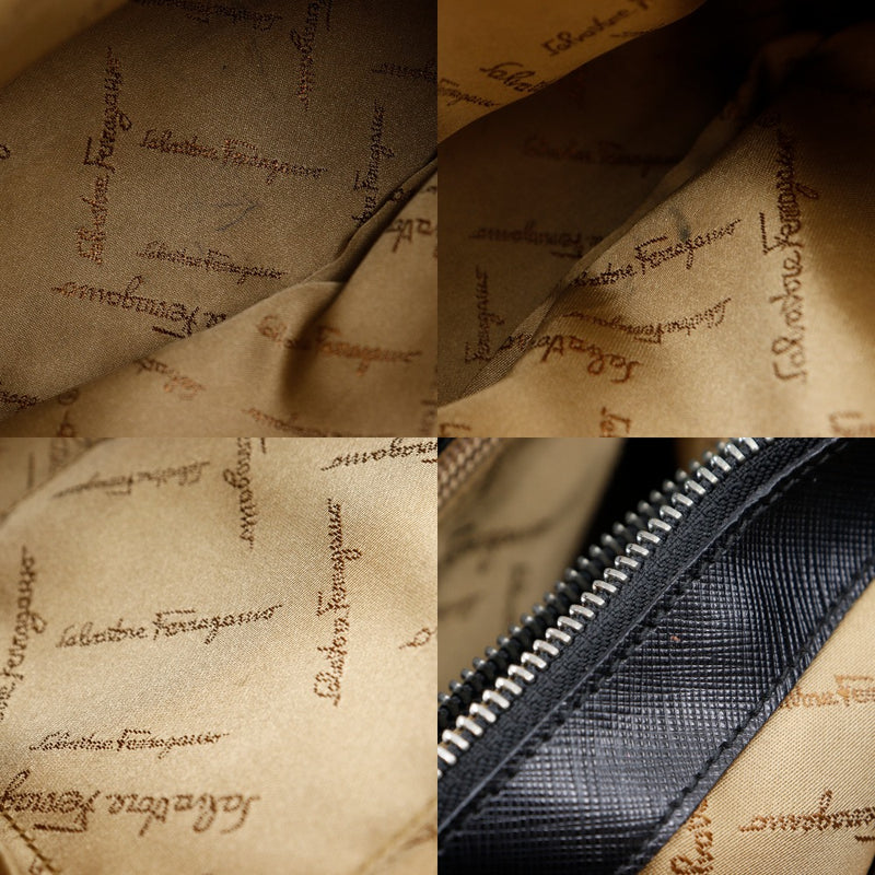 【Salvatore Ferragamo】サルヴァトーレフェラガモ ガンチーニ サフィアーノ調 ハンドバッグ
 DY-21 7814