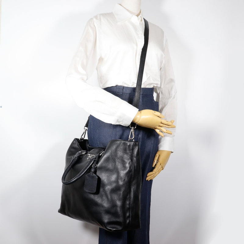 [프라다]PRADA 로고 토트 백 
 WS7654