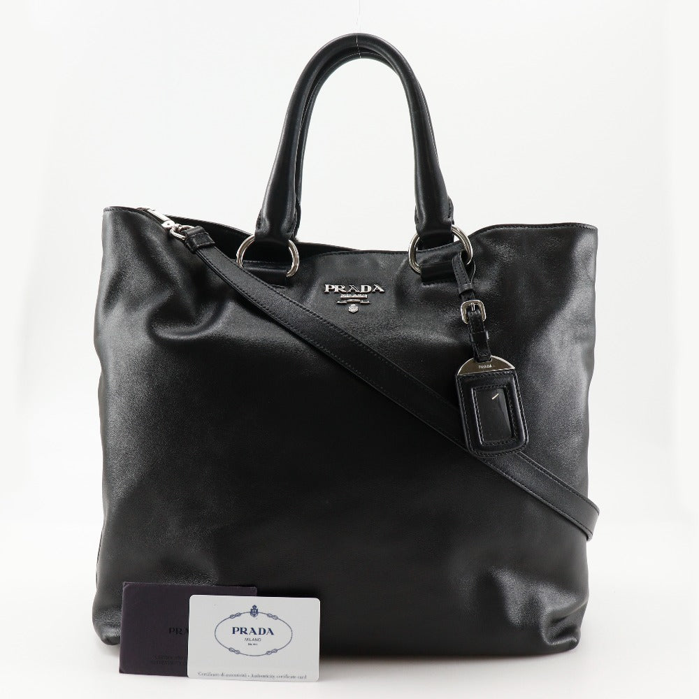 PRADA ブラック トートバッグ PRADA】プラダ ロゴ トートバッグ WS7654 – NISHIKINO VINTAGE KYOTO