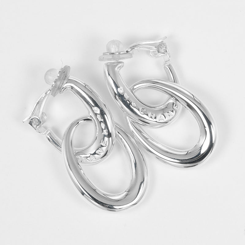 CHANEL chanel イヤリング CHANEL】シャネル ダブルフープ イヤリング – NISHIKINO VINTAGE KYOTO