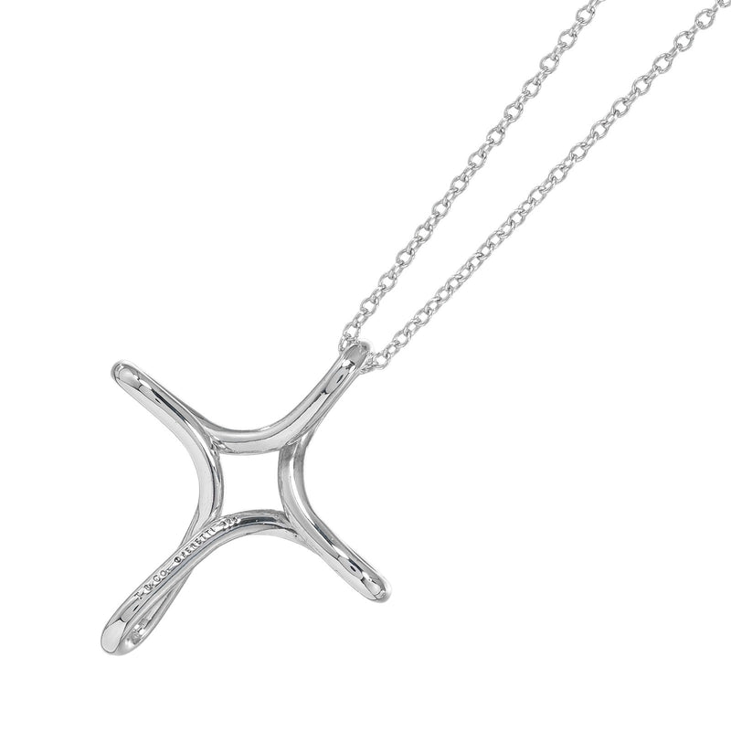 [TIFFANY y compañía]TIFFANY&Co. collar de cruz infinita