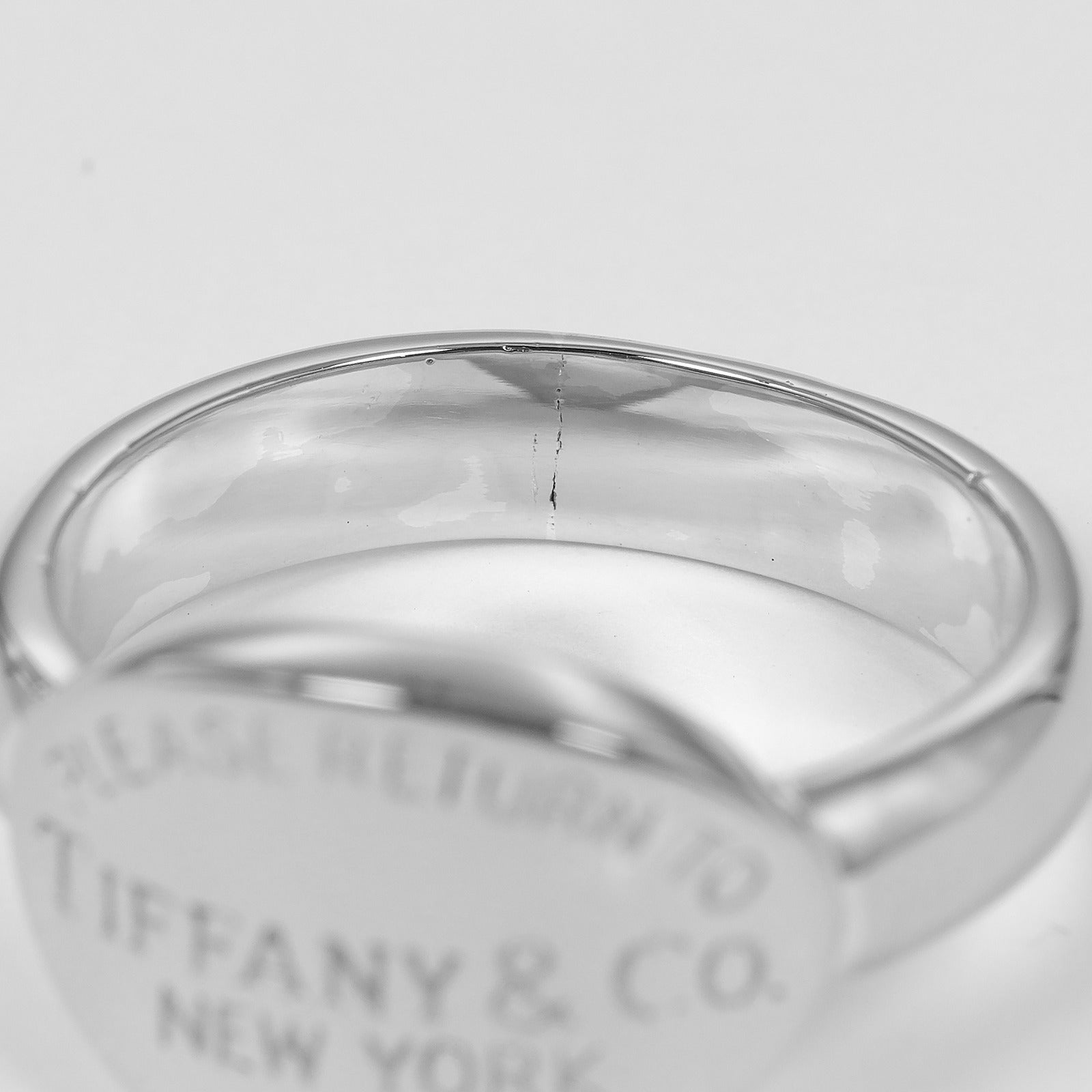TIFFANY&Co.】ティファニー リターントゥ オーバル リング・指輪 18号