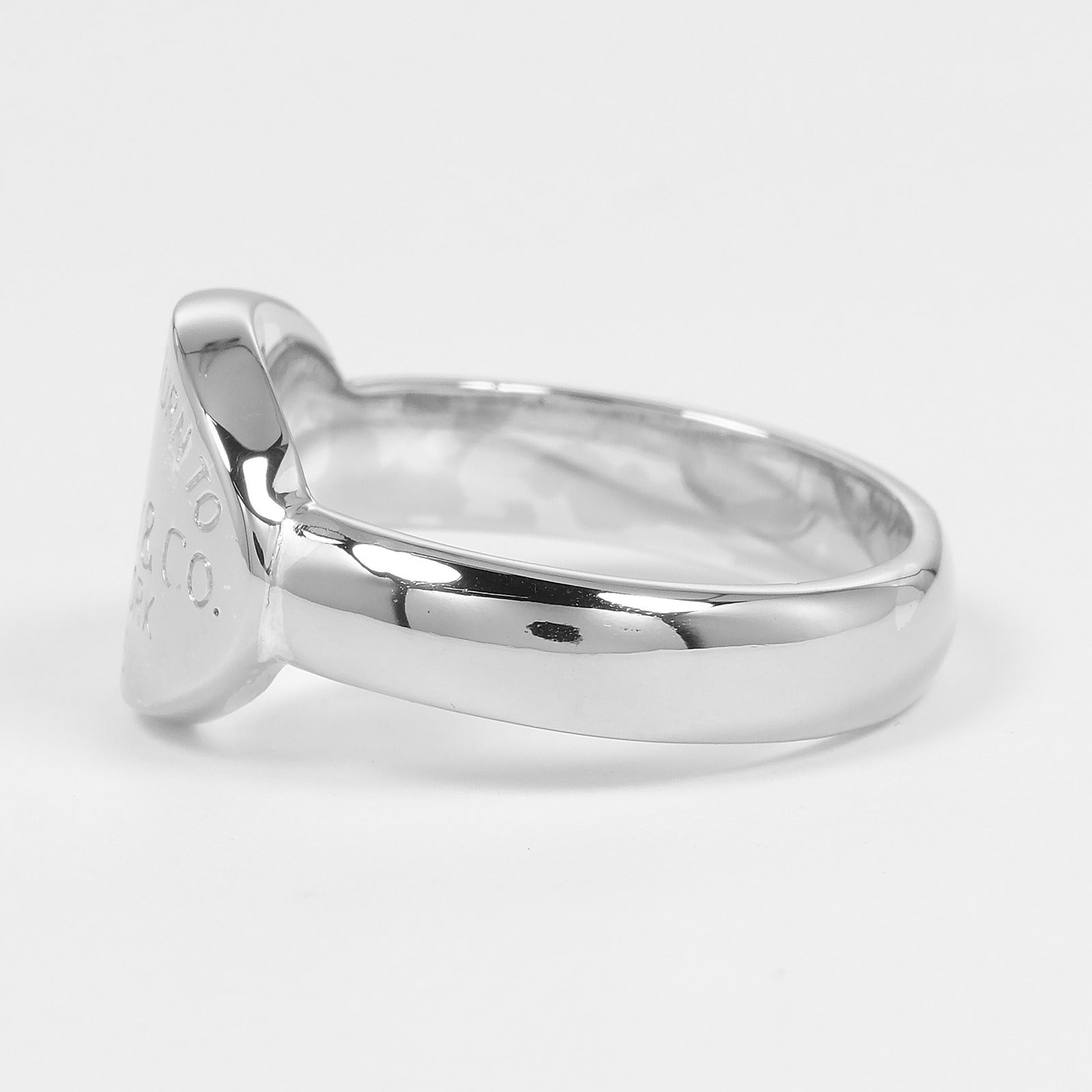 TIFFANY&Co.】ティファニー リターントゥ オーバル リング・指輪 18号