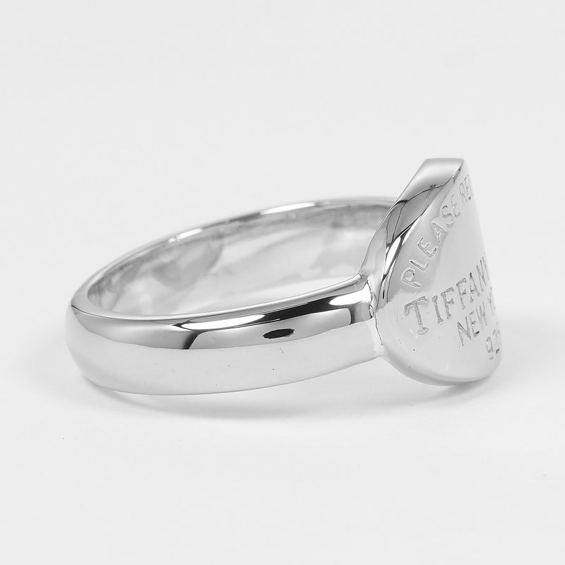 D913 極美品 ティファニー リターン トゥ オーバル リング 10 号 指輪 TIFFANY&Co.】ティファニー リターントゥ オーバル リング・指輪 18号